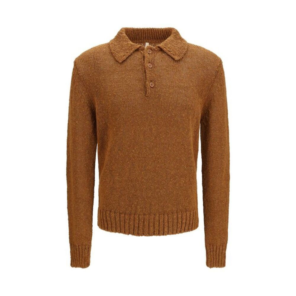 Sunflower Brown Cotton Polo Men's Shirt